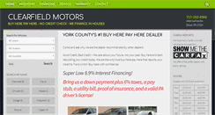 Desktop Screenshot of clearfieldmotors.com